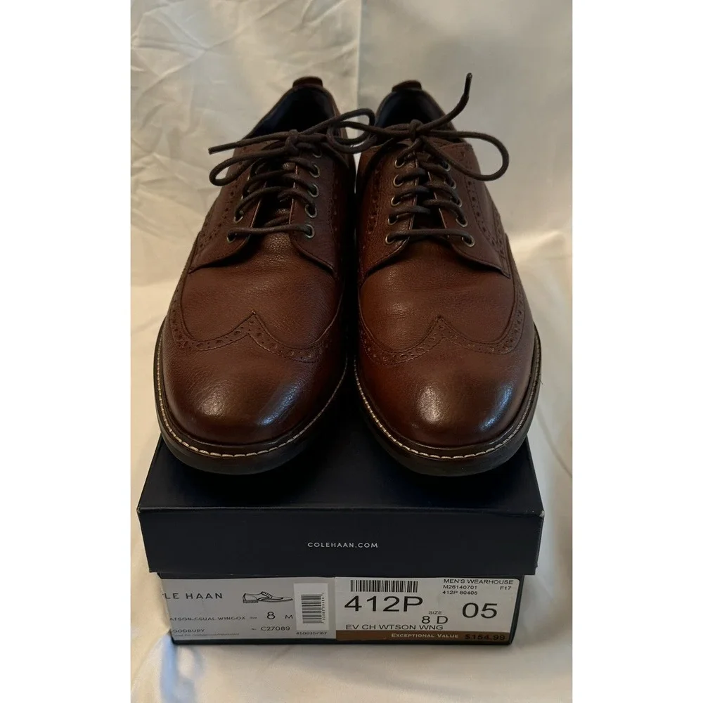 Men's Cole Haan Watson Casual Wingox Woodbury Size 8 M New in Box. C27089